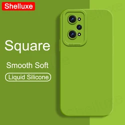For RealmeGT Neo2 Case Shelluxe Square Liquid Silicone Soft Cover For OPPO Realme GT Neo 2 2T 3 3T 5 Neo2T Neo3 Neo3T Neo5 Cases