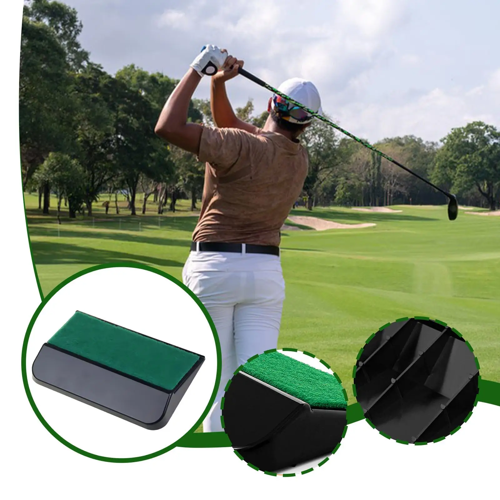 

Golf Training Wedge Leg Pedal Men Women, Indoor Outdoor ,Practice Home Lightweight Beginners Golf