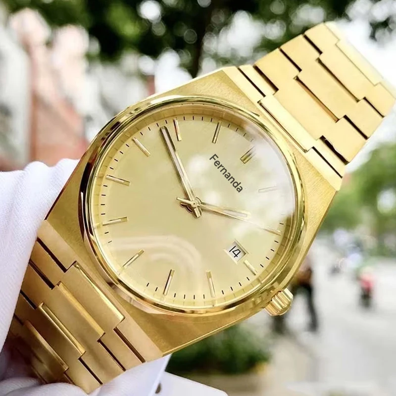 أسعار الجملة أزياء الأعمال PRX قسط الياقوت الوهج للماء التلقائية كوارتز ساعة للرجال #5