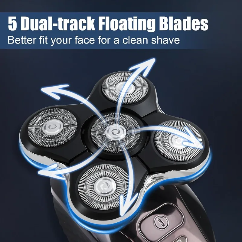 RX5 Replacement for RX5/XR7000/XR1500 Shaver Replacement Heads for Men-Washable Shaver Blade for Wet & Dry Shaving