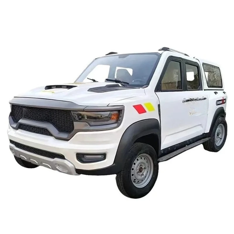 Electric Pickup Four-Wheeler for Household Use New Energy Elderly Adult Music Vehicle Dual Discharge Oil and Electricity