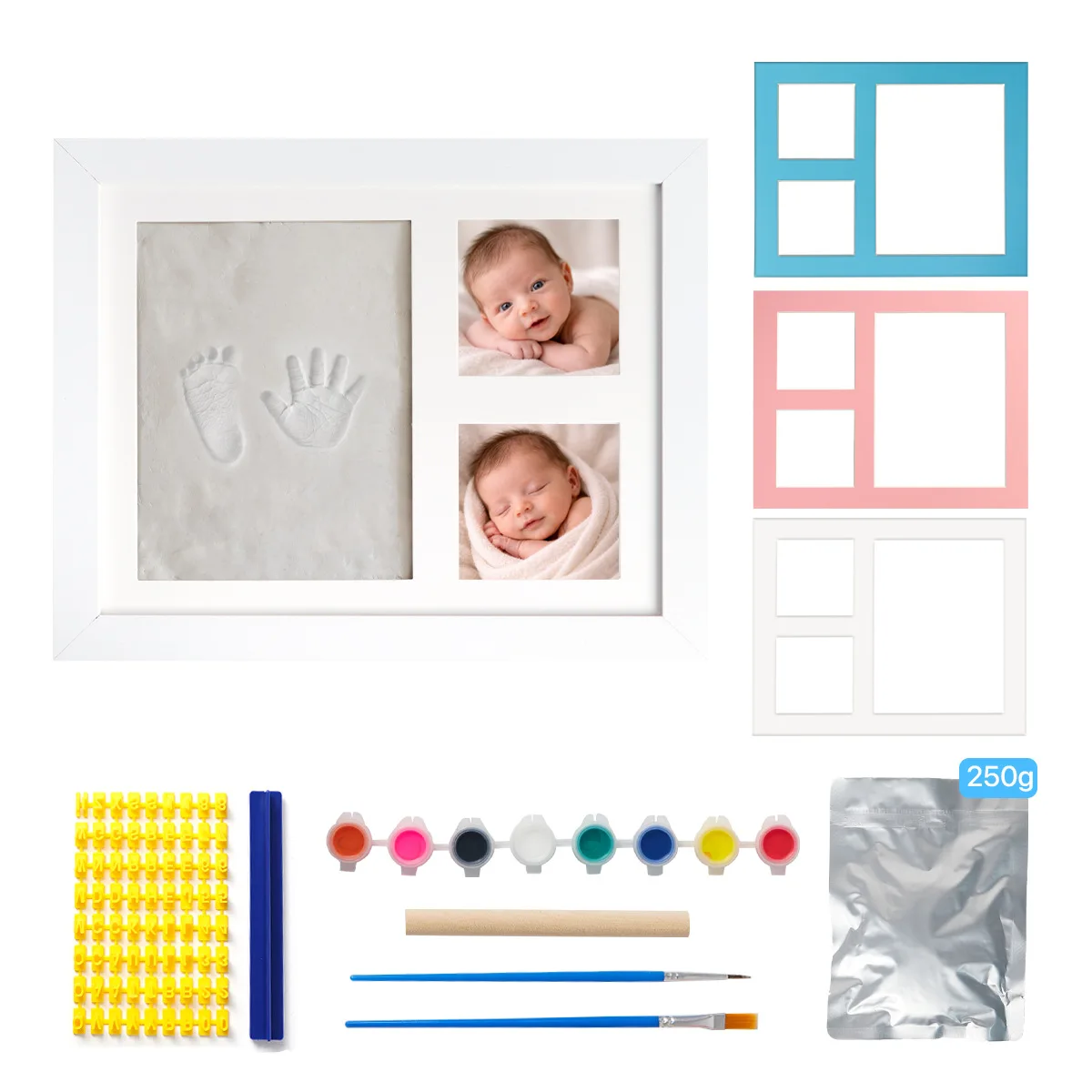 kit-de-marco-de-fotos-conmemorativo-para-bebes-y-mascotas-arcilla-de-secado-al-aire-rosa-y-azul-huella-de-pata-de-perro-o-gato-diy-regalo-creativo-de-recuerdo