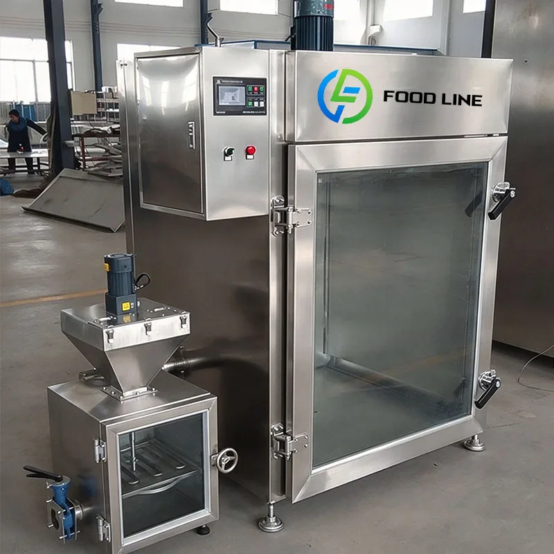 Commercial Meat Smoker Hot Smokehouse Machine for Bacon Ham and Pork Belly Processing Customized