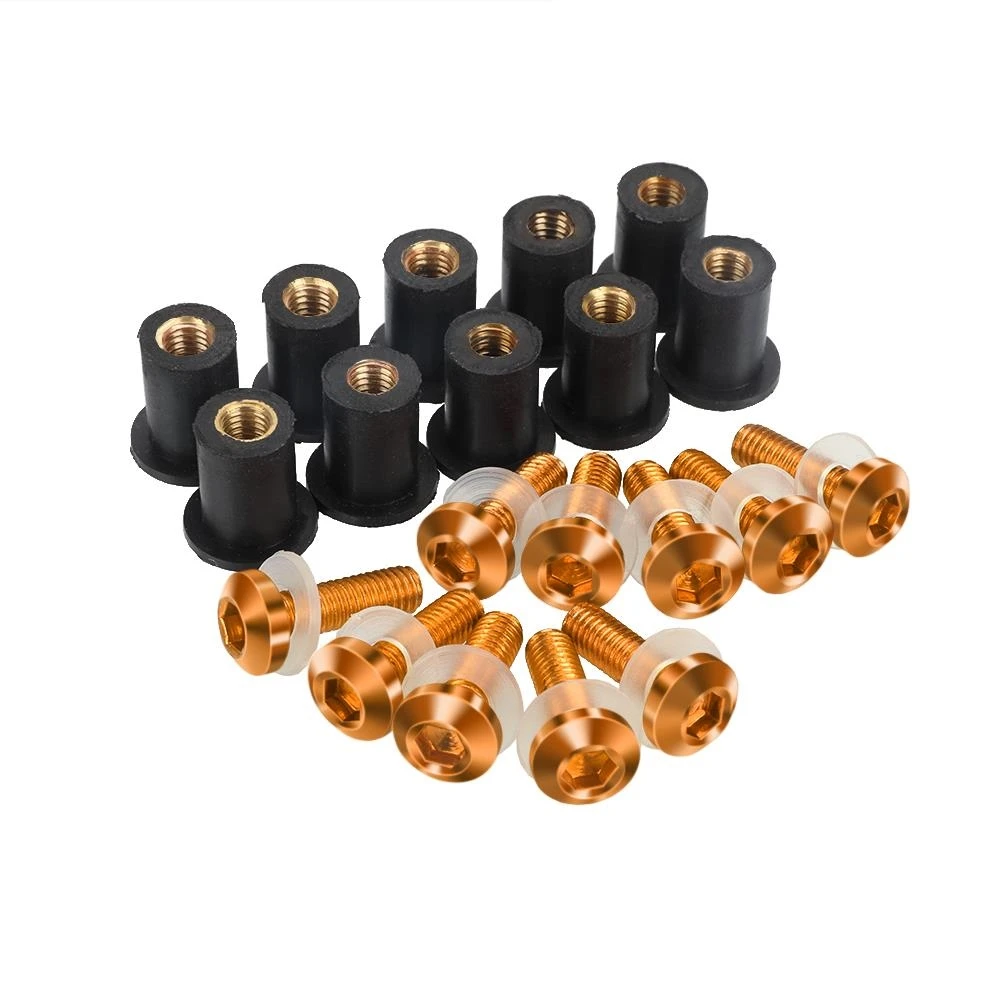 For 390 790 1050 1090 1190 890 ADVENTURE R S 1290 Super Adventure Windscreen Windshield Wind Deflectors Bolts Kits 10 PCS M5