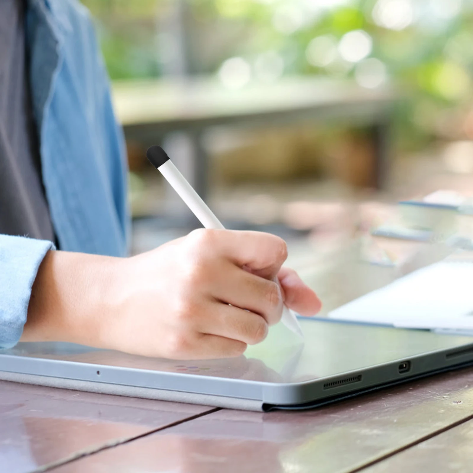 

30Pcs Touchscreen Pen Tips Replacement Stylus Tips for Smartphones and Tablets Soft Silicone Tip No Scratch Comfortable to Use