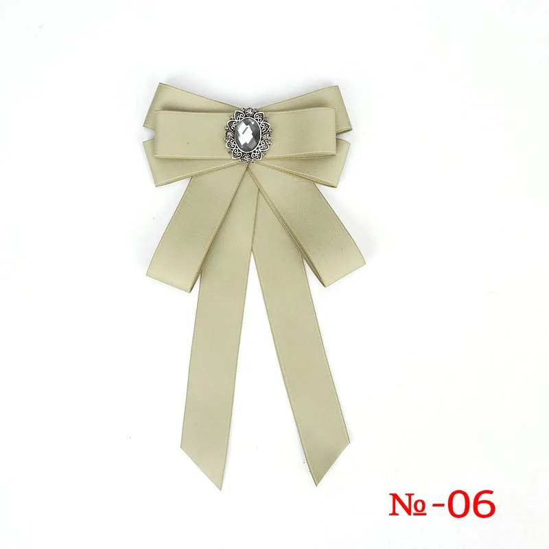 Modische Schwarze Schleifen-Krawattenklammer Rotes Diamant-Fliegeband Weiße Strass-Hemdfliege Geschenk für Damen Accessoires – Detail 7