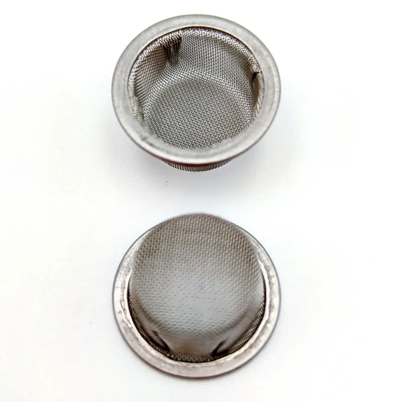 0.5/1 Inch Screen Filters Metal Bowl Tobacco Smoking Pipe Domed Rimmed Mesh Replaceable Accessories