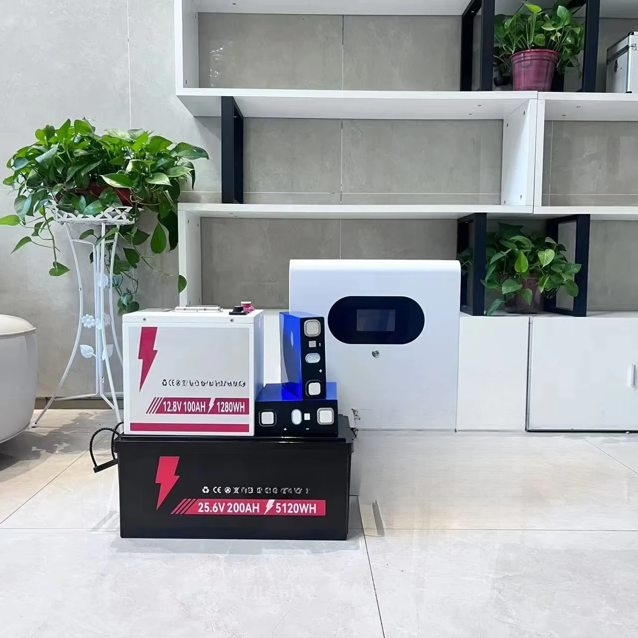 10-Year warranty Monocrystalline silicon system 10Kw 15Kwh  inverter 51.2V 300Ah 48v lithium iron phosphate battery pack