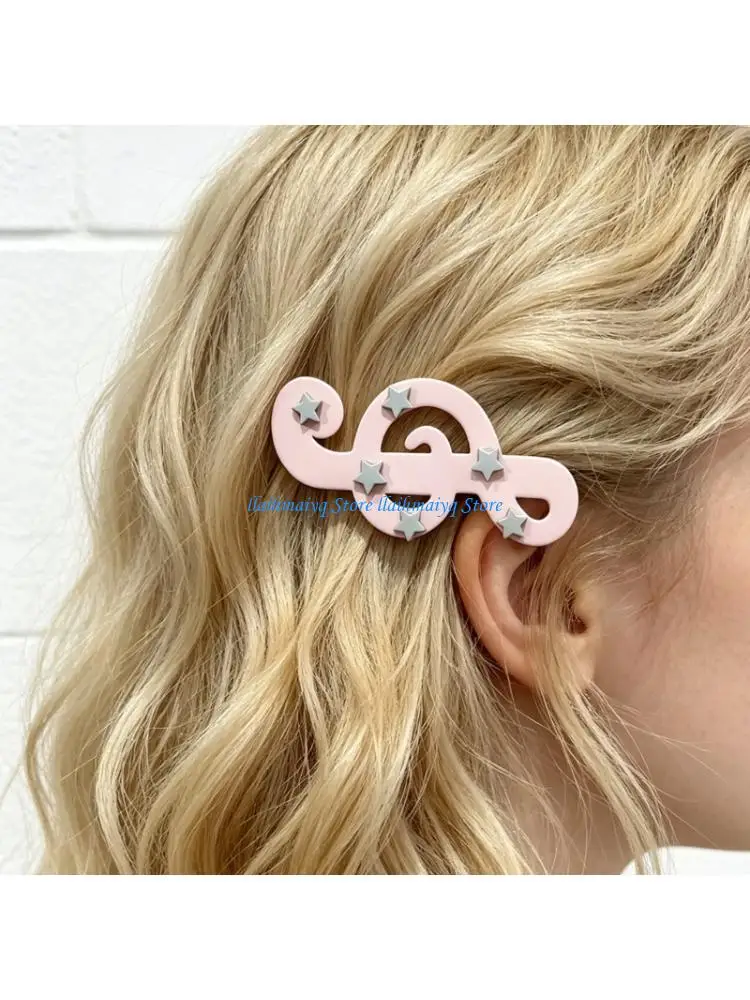 573B 573B Trendy Music Note Star Hair Clip Sweet Hairpin For Women Teens Girl Daily Hair Styling Decorative Hair Accessories - Aliexpress Deal