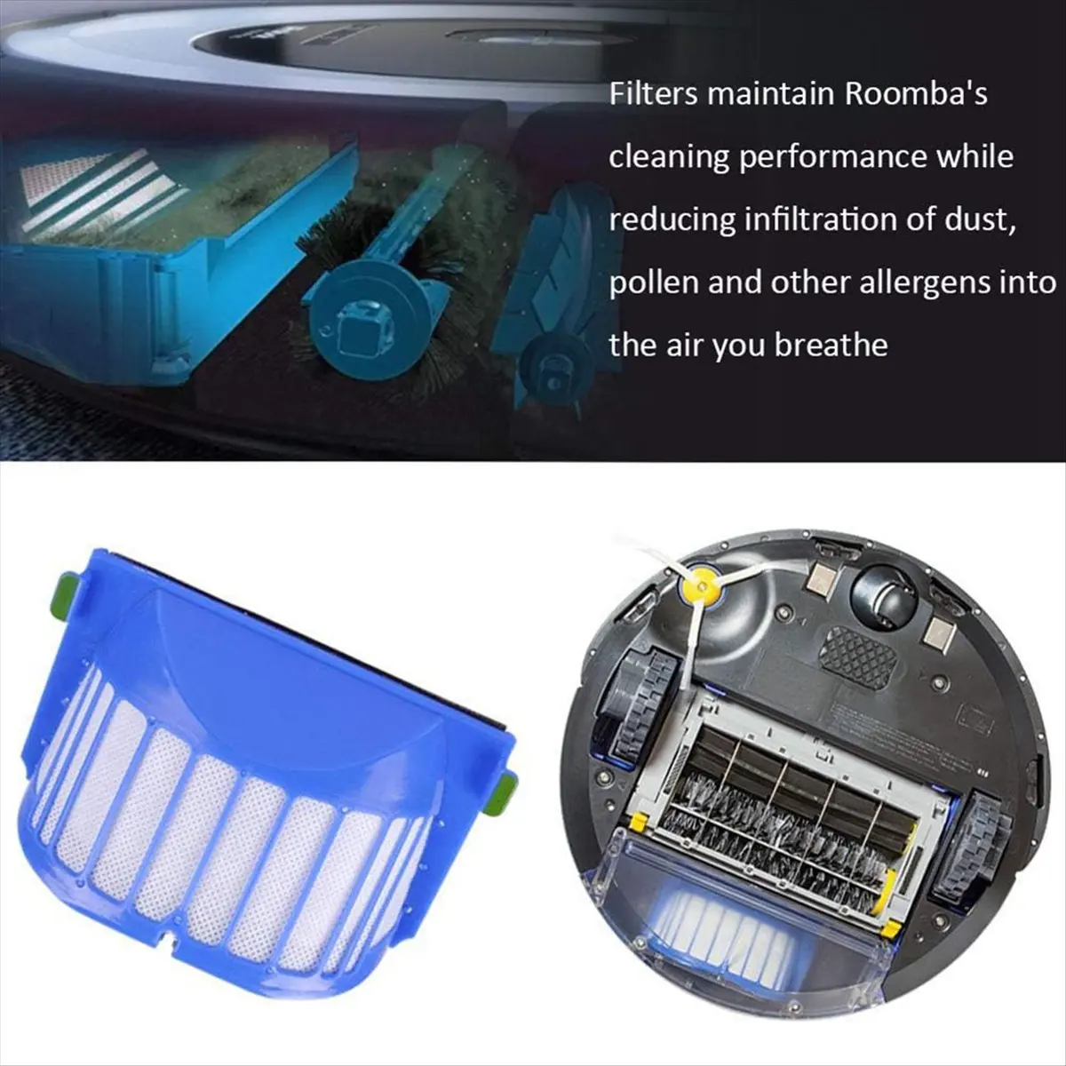 |Great Sell| For 600 610 620 630 645 650 655 660 680 500 Series Replacement Kit Filter Side Brush Bristle Flexible
