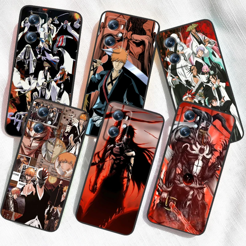 

B-Bleach Cartoon Cool For OPPO Find X6 X5 X3 A54S A5 A94 A16 A53S A57 A74 A72 A98 A78 A96 A9 5G Black Back Phone Case
