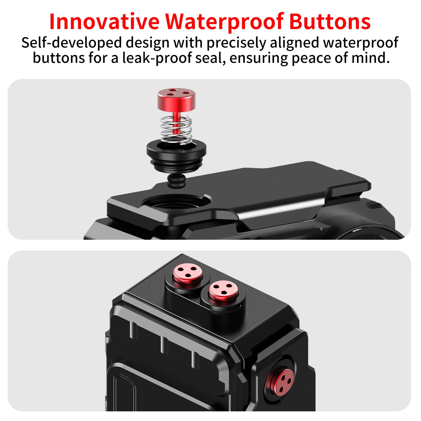 Multi-Erweiterungs-Aluminium-Tauchgehäuse für Insta360 Go Ultra Action-Kamera Magnetischer Schnellverschluss für Unterwasser-Fotografie – Detail 14