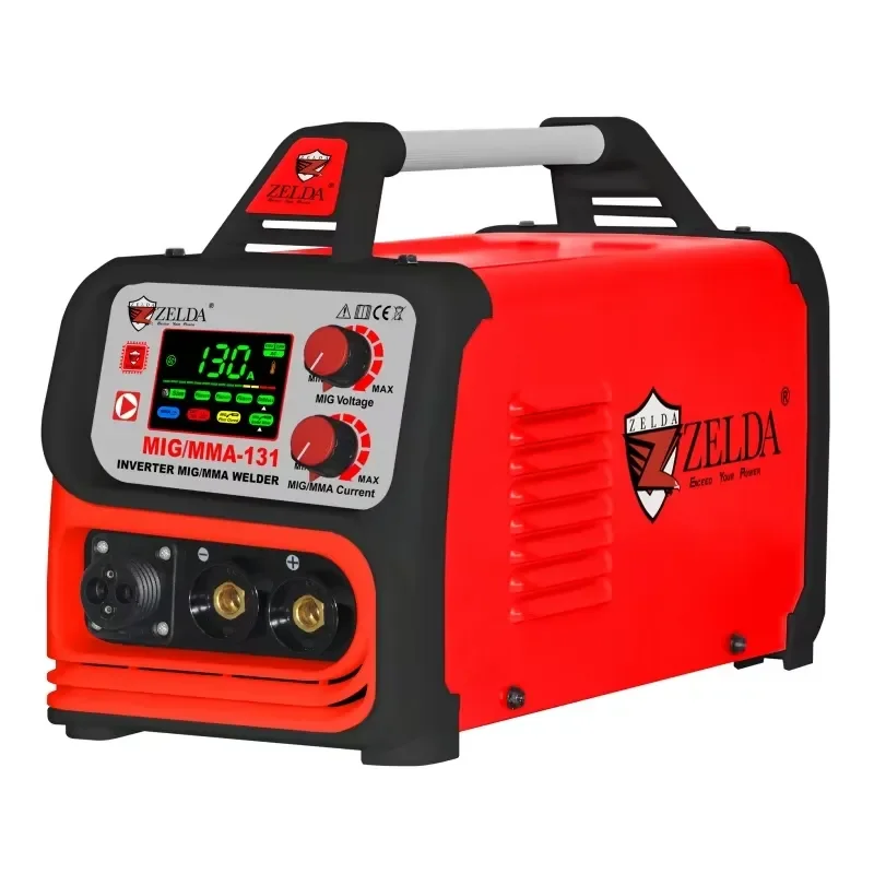 Soldadora Inverter Portátil Zelda 220v 4 en 1 Tig Mma Mig Mag, Compatible con Alambre Mig de 0.8-1.0mm