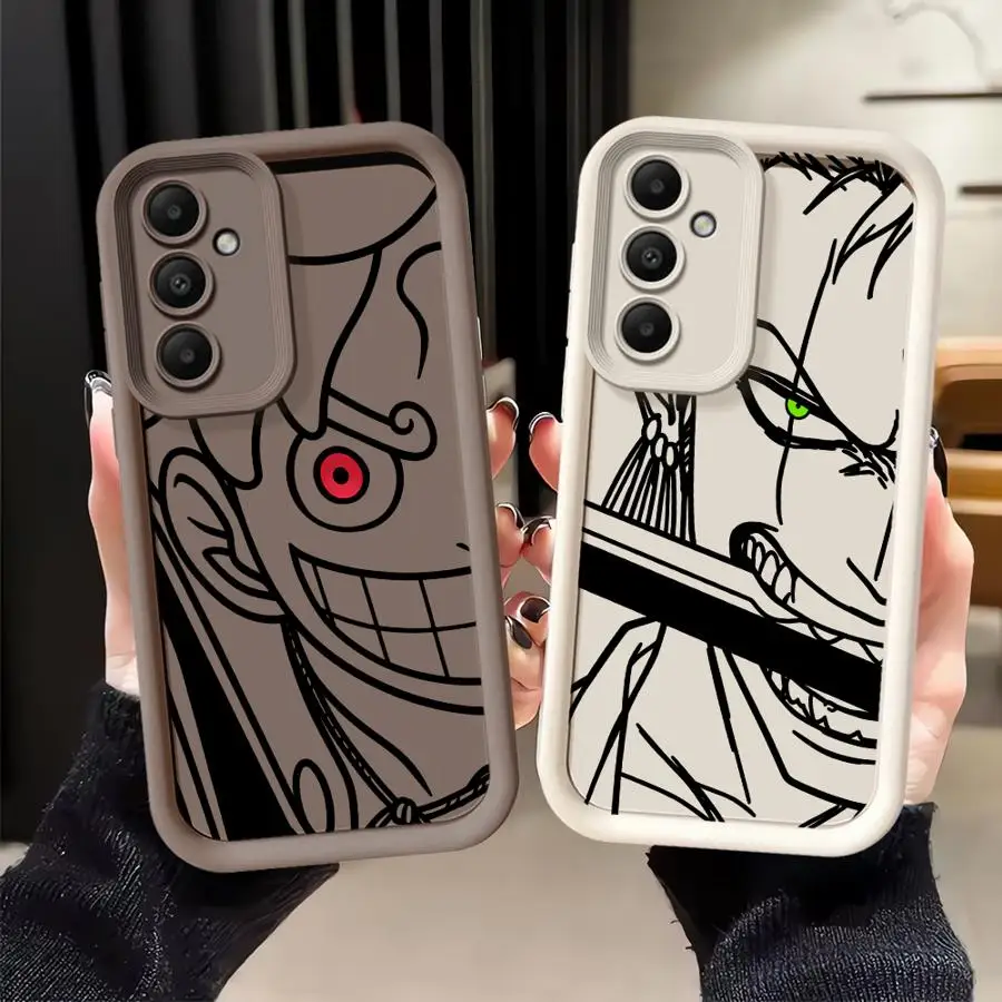 One P-Piece Luffys Design Case for Samsung Galaxy A57 A36 A56 A55 A73 A25 A26 A22 A24 A54 A32 A35 A52 A21s Phone Cover