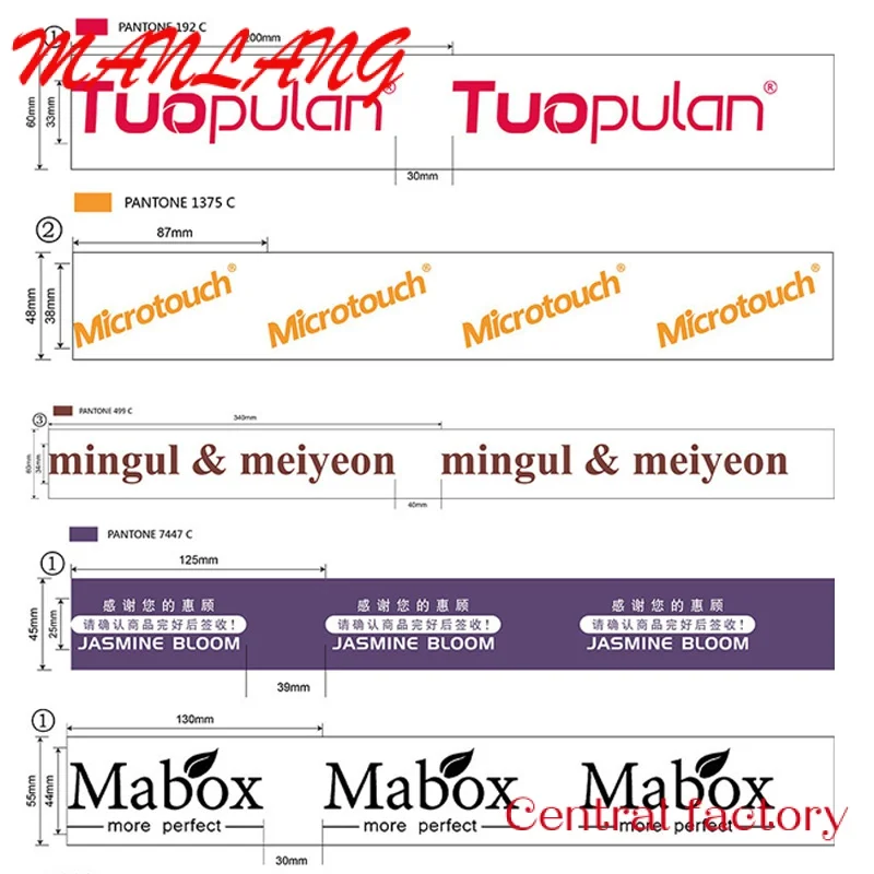 Fabriek Adhesie Op Maat Bedrukte Fragiele Opp Verpakking Tape Bopp Plakband Met Logo Bopp Verpakkingstape