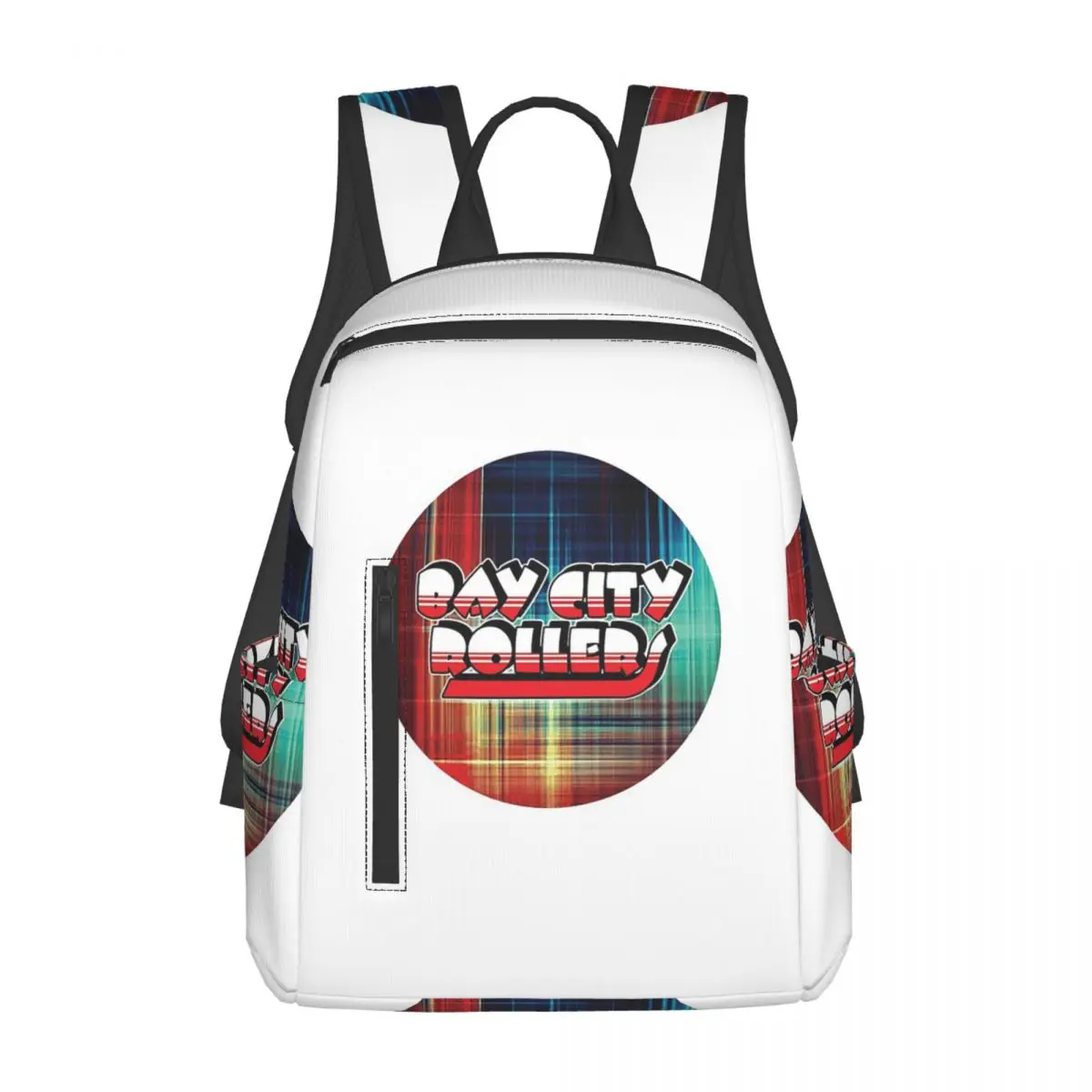 

Bay City Rollers Backpack Daypack Large Capacity Kids BookBag School Bag Shoulder Bags for Men Women