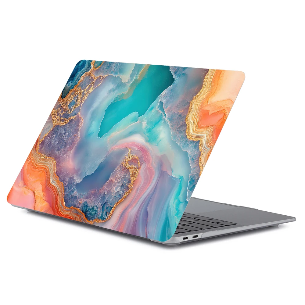 Funda estampada para portátil MacBook Pro 15 2018 A1707 A1990 funda para MacBook M1 M2 M3 M4 Air/Pro 13 14 15,3 16 16,2 Pro Max funda estampada