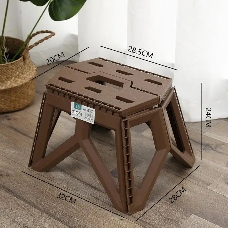 

Outdoor Portable Folding Stool High Load-bearing Handle Design Durable Mini Chair Fishing Stool Square Stool Maza Camping Stool