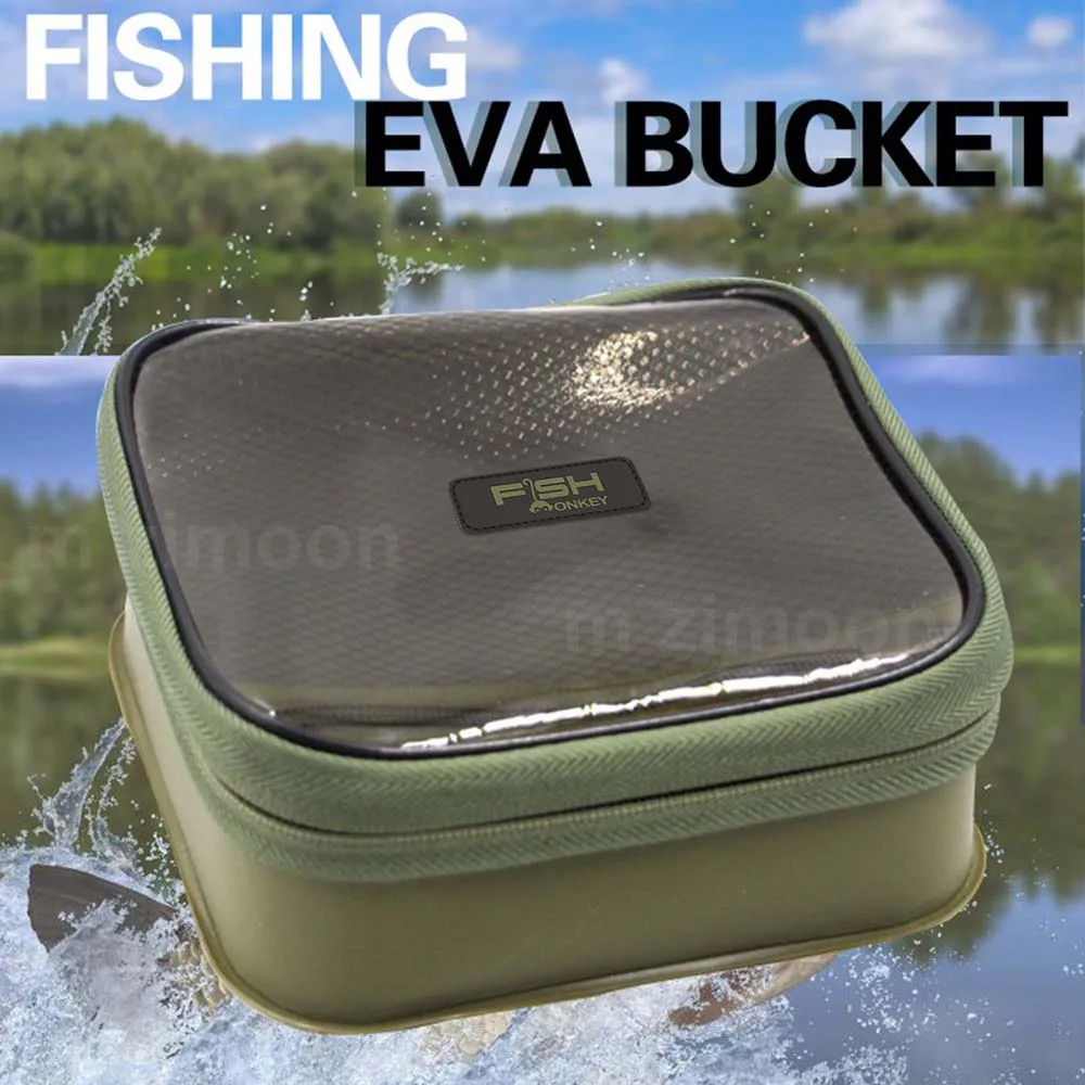 Mini New Fishing Bag Thickened EVA Fishing Tackle Box Carp Fishing Lightweight Storage Bag Fish Case Outdoor Fishing Bucket