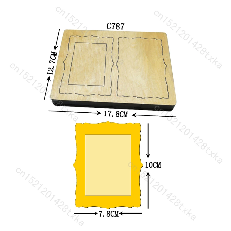 

New Photo frame Wooden Die for Scrapbooking, Cutting Dies, C787
