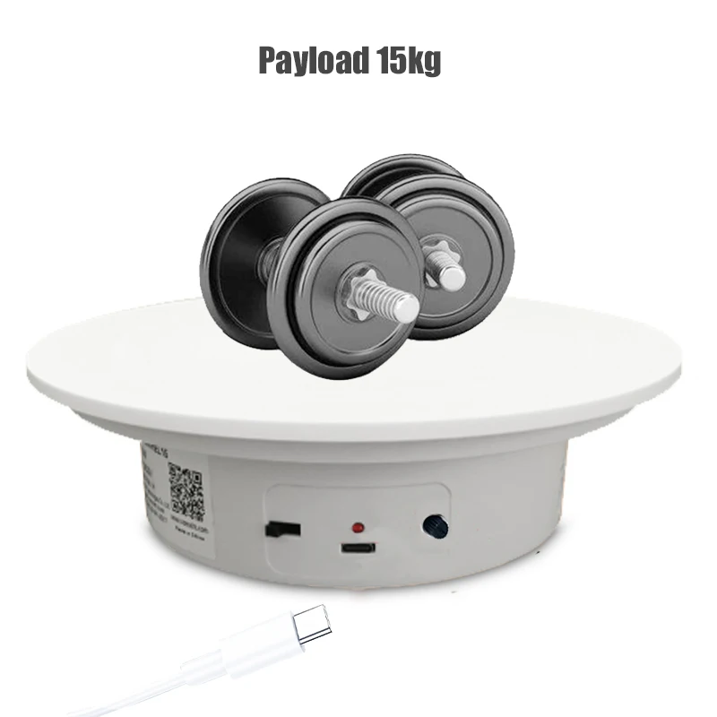 BFOLLOW 20/30/40cm Turntable Electric Mirror Display Stand 360 Rotate Speed Exhibition Motorized Base for Photography Video