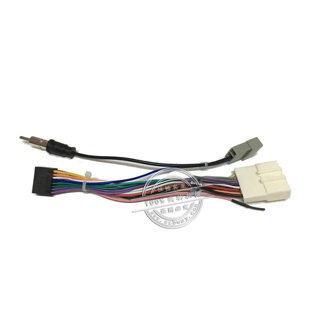 Car Stereo Female ISO Radio Plug Power Adapter Wiring Harness Special For Nissan Tiida ISO harness power cable view 4