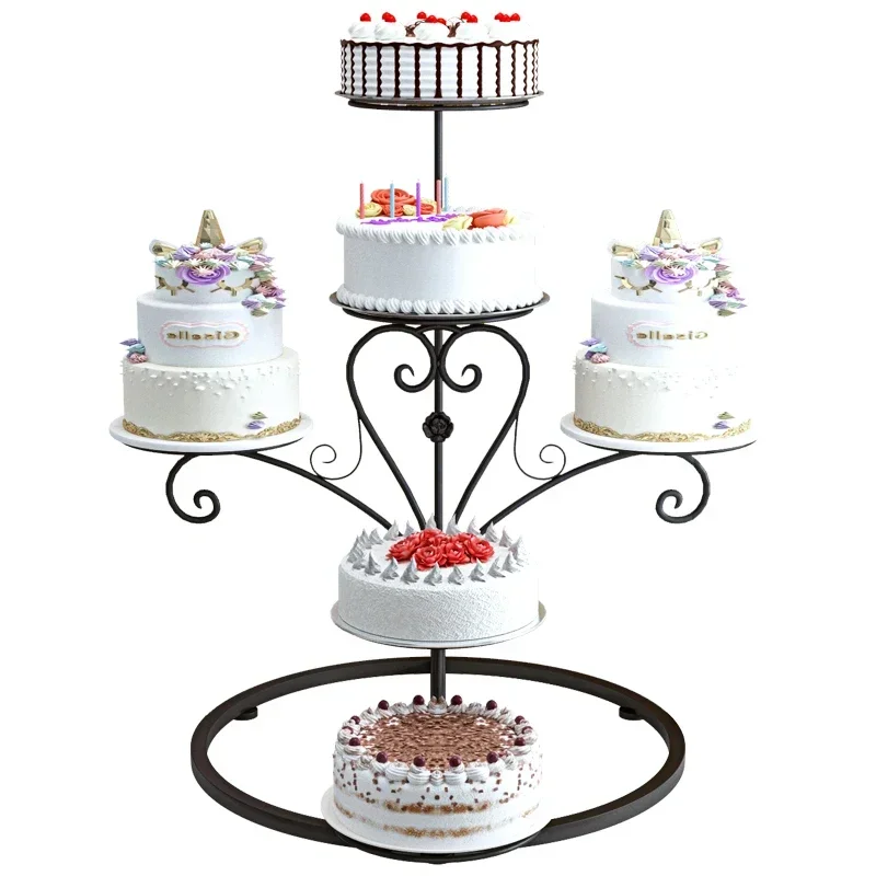 High Quality High Quality Luxury Party Events Cake Stand Pastry Confectionery Cupcake Stand Design Cake Board Buffet