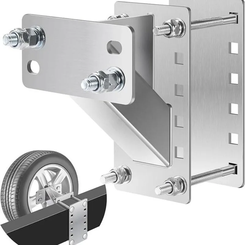 Stainless Steel Car Spare Tire Bracket, Trailer Spare Tire Bracket, Trailer Accessories Without Lock 10 Sets