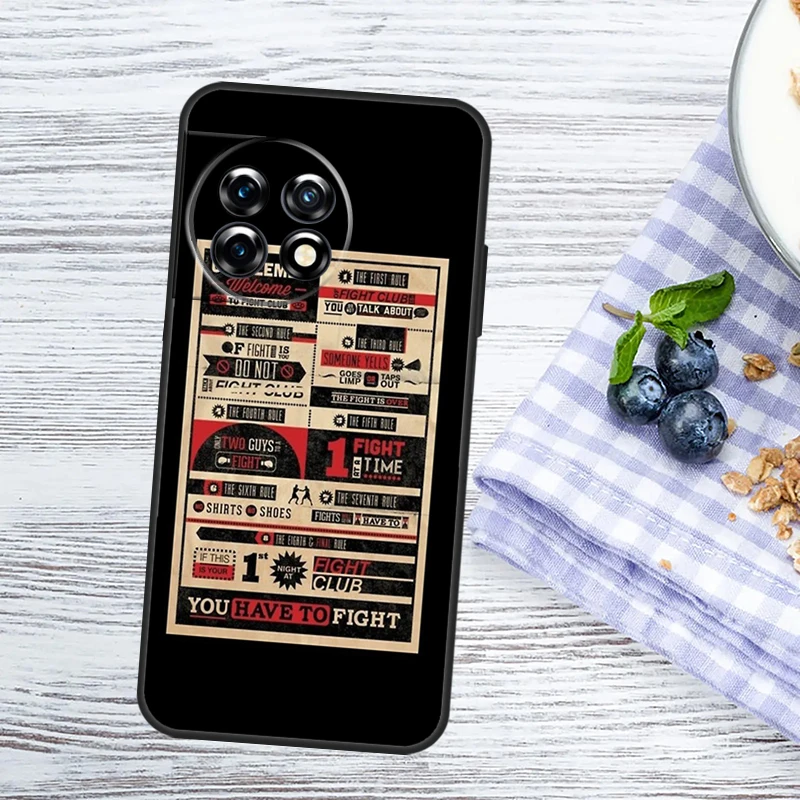 เคสโทรศัพท์ลาย Fight Club สำหรับ OnePlus Nord CE 5 4 3 2 Lite N20 N30 OnePlus 13T 13R 12R 10T 10R 8T 10 11 13