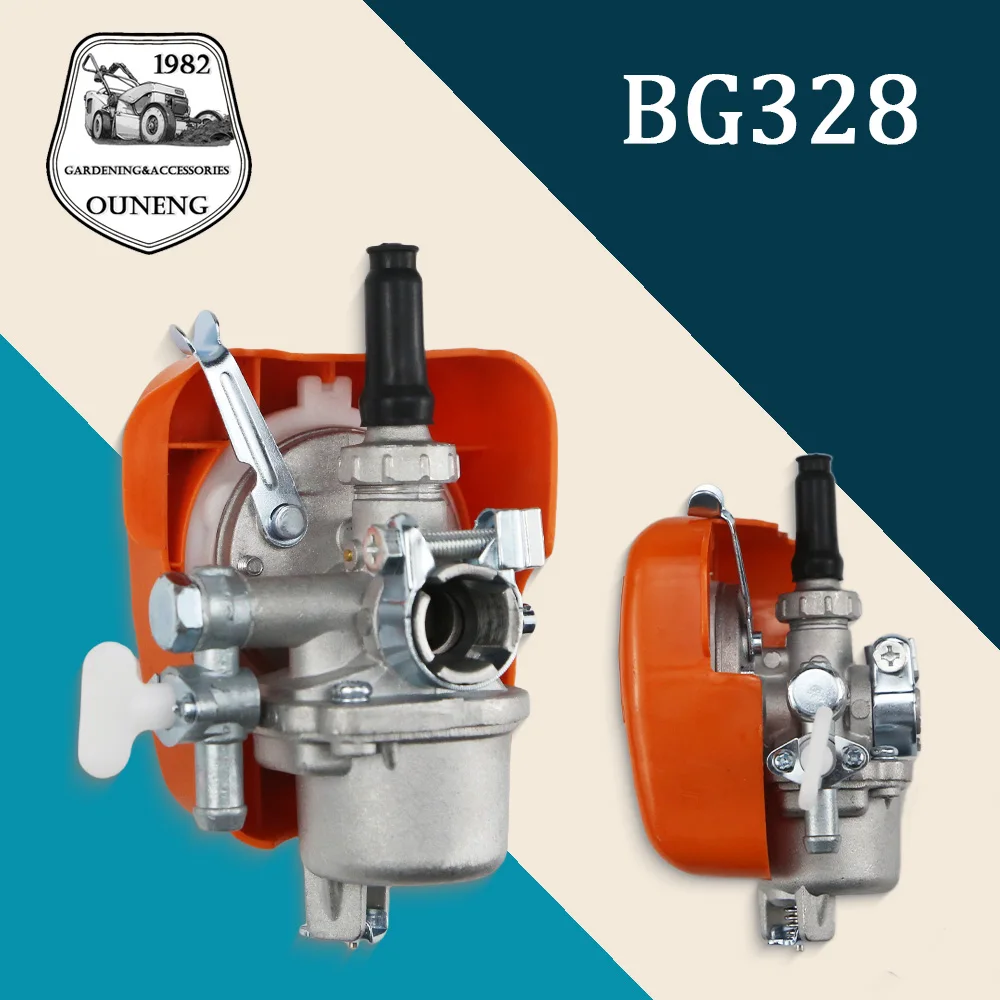 

Lawn Mower Carburetor with Air Filter For Mesin Rumput Ogawa Cg328 SUM328 BG328 T328 PRO338 Tl33 Tb43