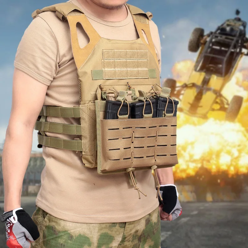 Laser Triple Magazine Pouch 5,56 MOLLE System Taktisches Zubehörset für taktische Westen Multifunktionswesten