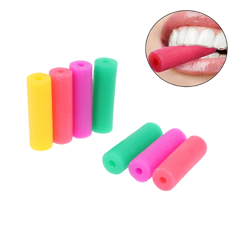 1 Pair Tooth Chew Aligners Dental Orthodontic Invisible Retainer Seater Teeth Aligner Chewies Silicone Stick Perfect Smile Fruit