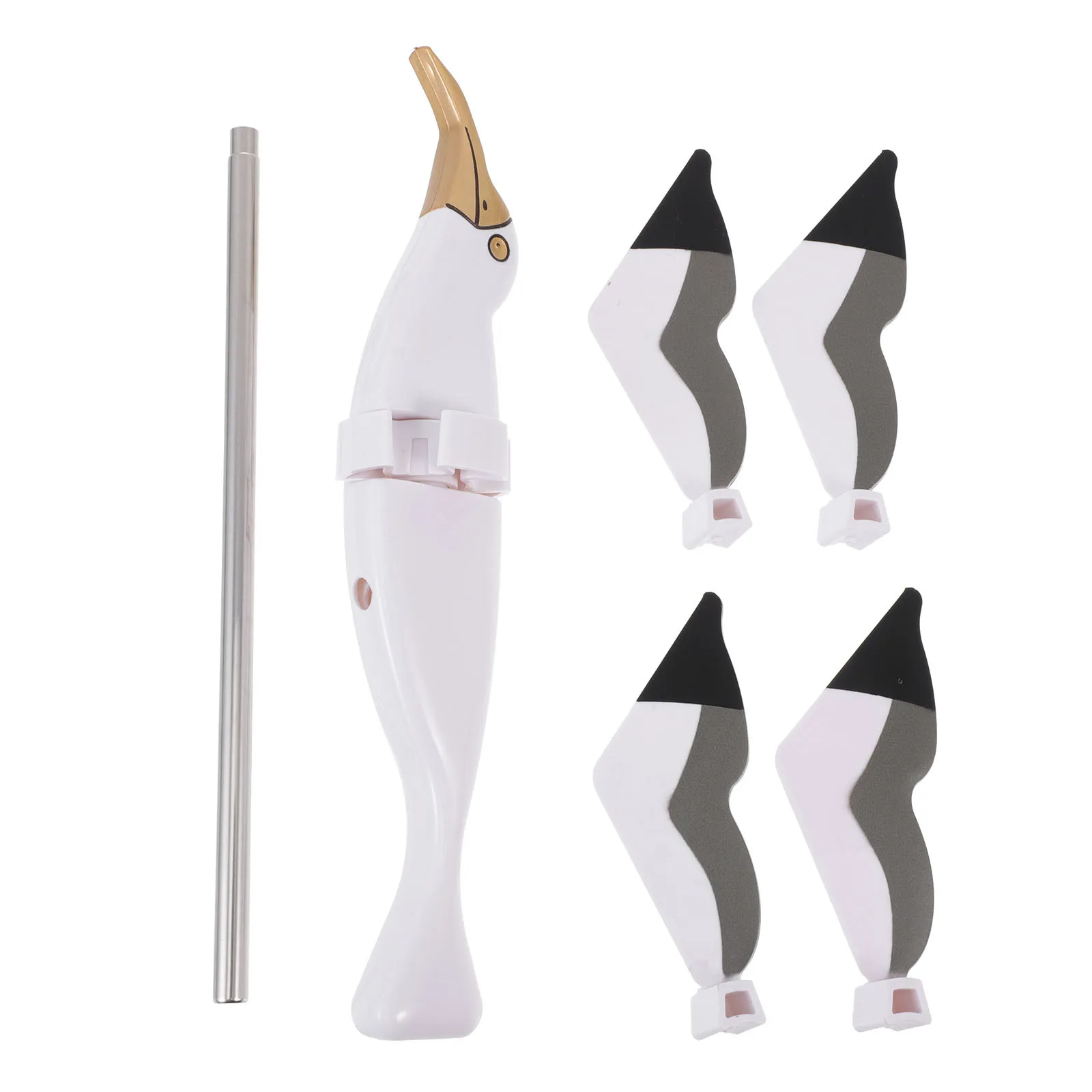 

1pc Seagull Windmill Garden Decor Outdoor Yard Ornament Simulation Bird Shape Weathervane Lawn Art Decoration For Patio