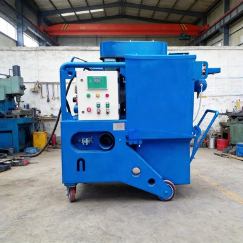 Portable Mobile Shot Blasting Machine Easy Operation Transport Construction Equipment