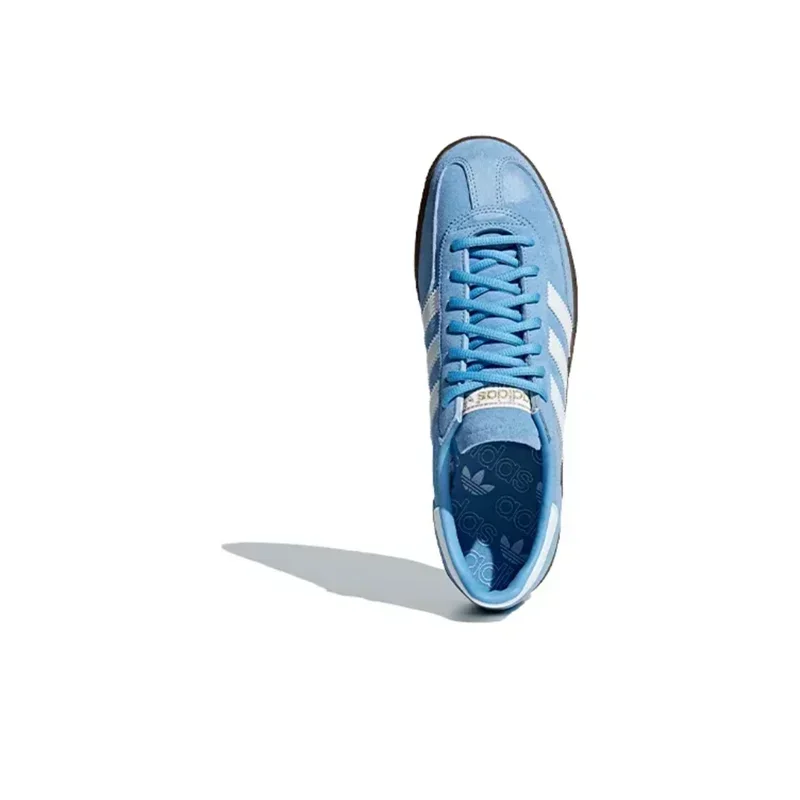 Adidas Originals HANDBALL SPEZIAL Męskie i damskie buty na deskorolkę - Antypoślizgowe, Trwałe, Wygodne, Niski krój, Biały Niebieski