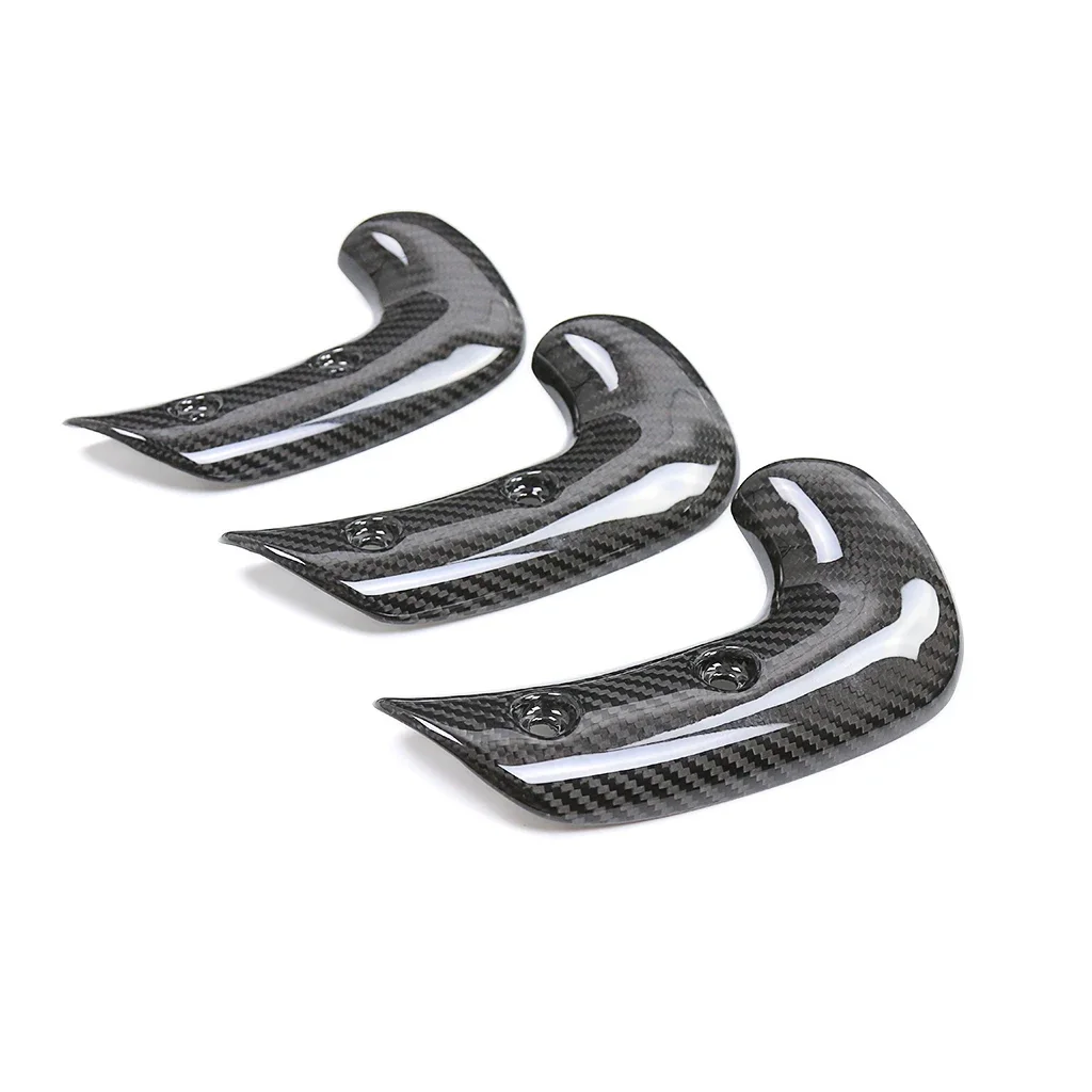For Triumph Rocket III Rocket 3 GT 2020 2021 2022 2023 100% Carbon Fiber Exhaust Heat Shield Cover Parts Motorcycle Accessories