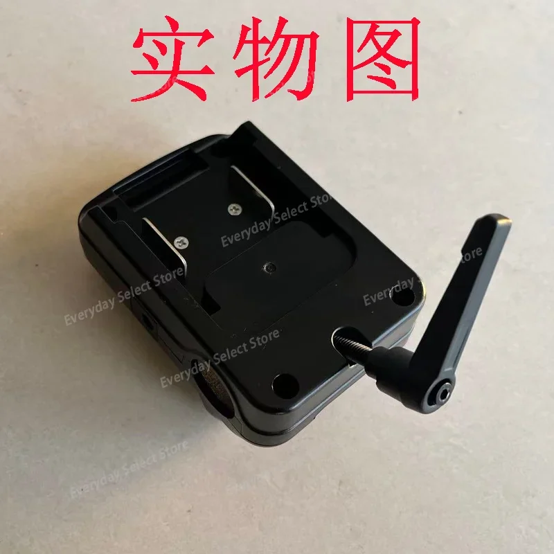 Black Battery Adaptor for Auto Dent‑Removal Lamp, Power‑Supply Accessory for DIY Light‑Stand Assembly