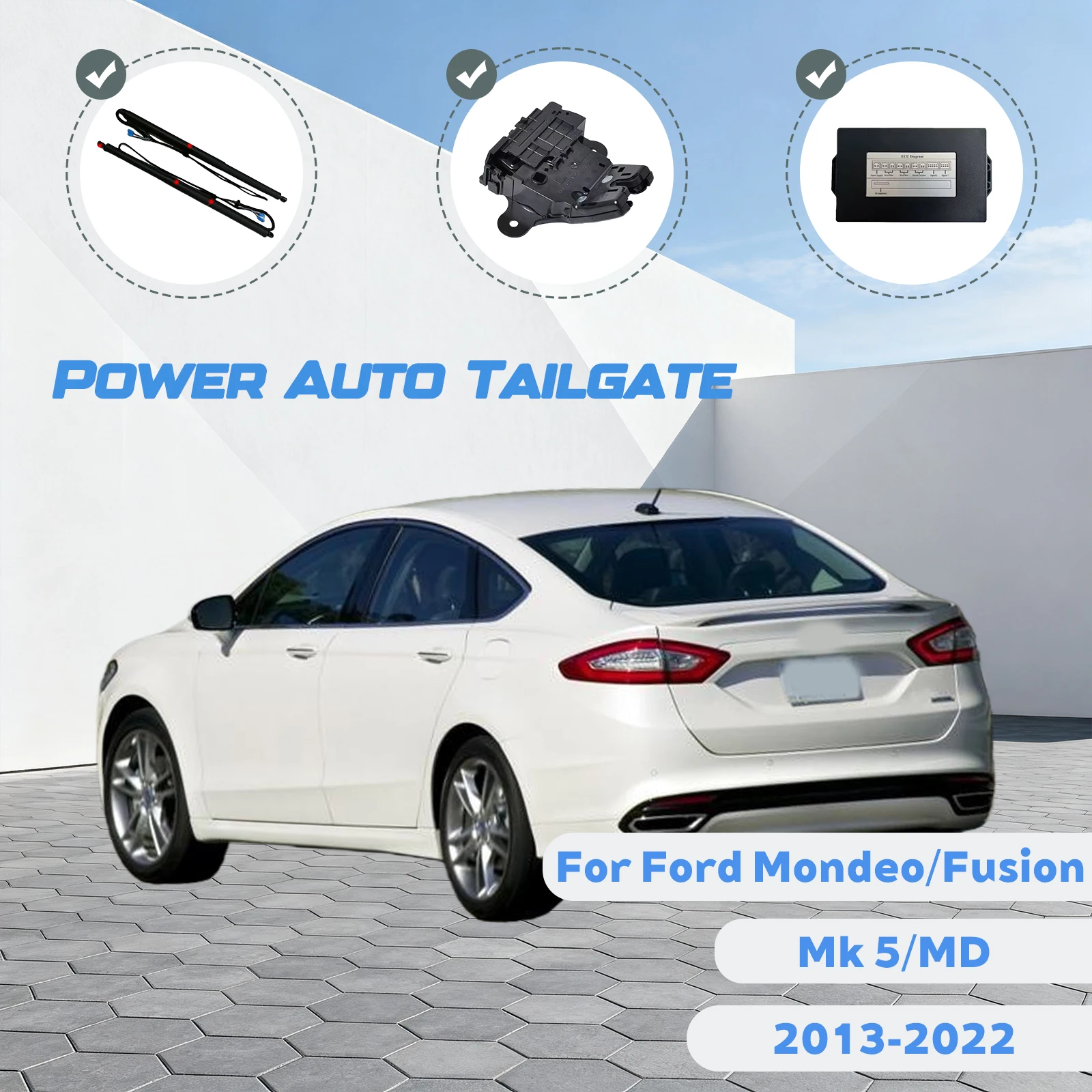 لفورد مونديو/فيوجن Mk 5 MD 2013-2022 سيارة التلقائي رفع عدة فتح الجذع ذكي رفع كهربائي الباب الخلفي #1