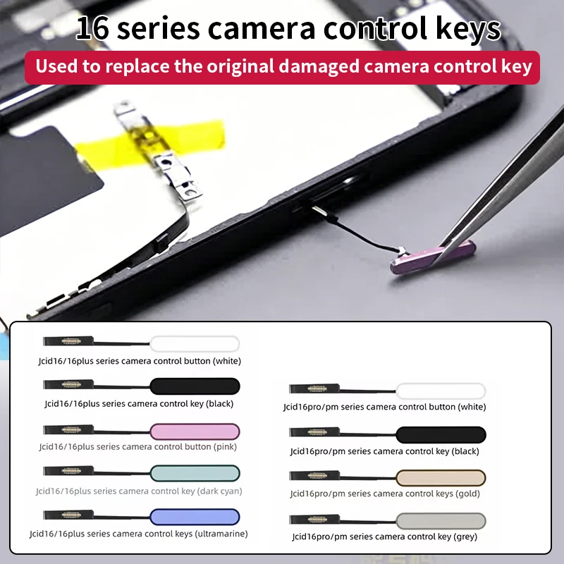 JCID 16 Series Camera Control Button Self Support Running Diagnostics Designed To Replace Damaged Original Camera Control Button