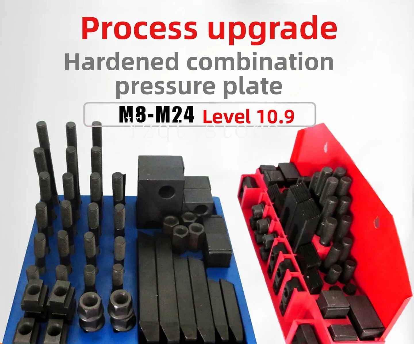 M8 M10 M12 M14 M16 M20 M24 Tool Set, Stamping Die Parts 58PCS/Sleeve Milling Machine, Pressure Plate, Universal Fixture Set COD
