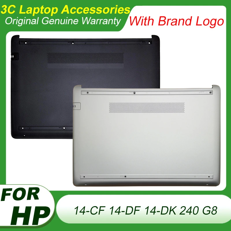 

New Genuine For HP 14-CF 14-DF 14-DK Bottom Case Base Cover L24478-001 Silver Black Laptop 240 G8 Case Replacement