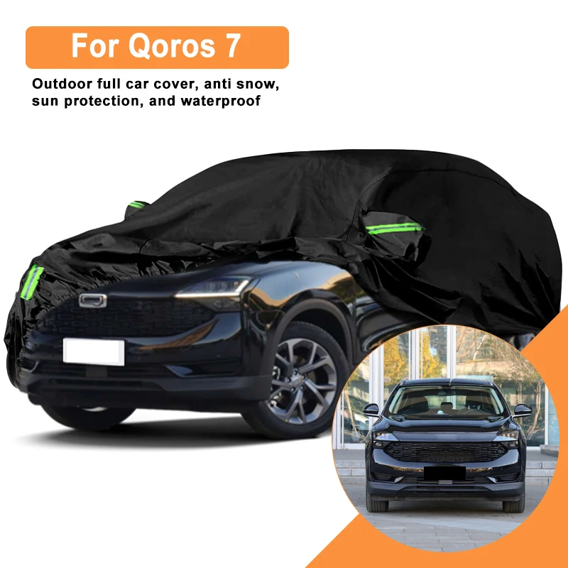 

For Qoros 7 Car Full Cover - Outdoor Waterproof Snowproof Sunshade, Winter & Summer All Weather Auto Protection Accessory