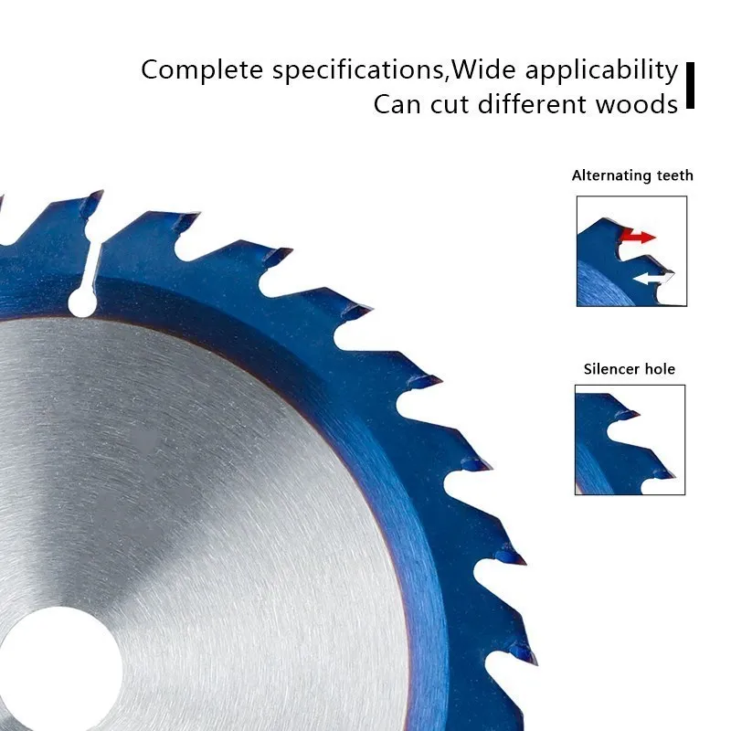 XCAN 1pc 165-300mm TCT Saw Blade Nano Blue Coating Circular Saw Blade Woodworking Cutting Discs Carbide Tipped Saw Blade