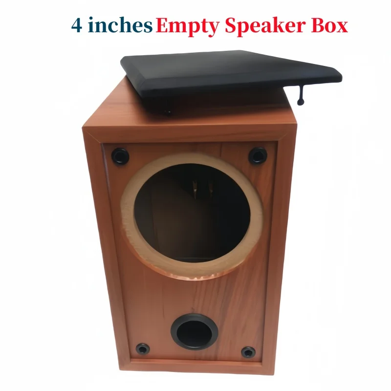 

4-inch Speaker EmptyBox,Full Range Speaker Box,DIY Passive Speaker Wooden Housing, 2 Piece Speaker Box,Mid-Bass Sound Box 95/116
