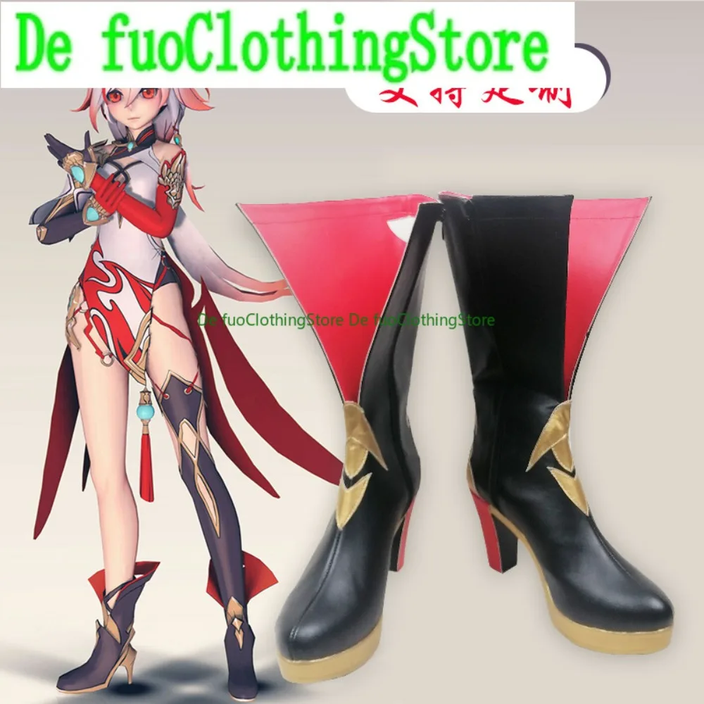 Cosplay exhibition cosplay shoes collapse 3 talismans Hua Chi Ling boots fashion character clothing wear cosplay shoes