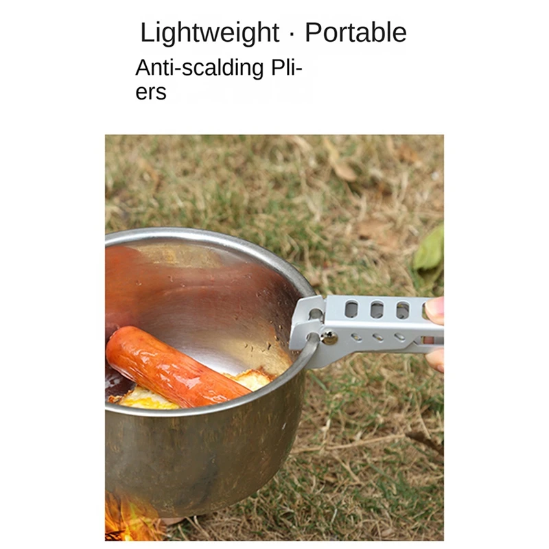 Outdoor Picnic Anti-Scalding Clip Tableware Accessories Barbecue Clip Cake Clip Microwave Plate Clip