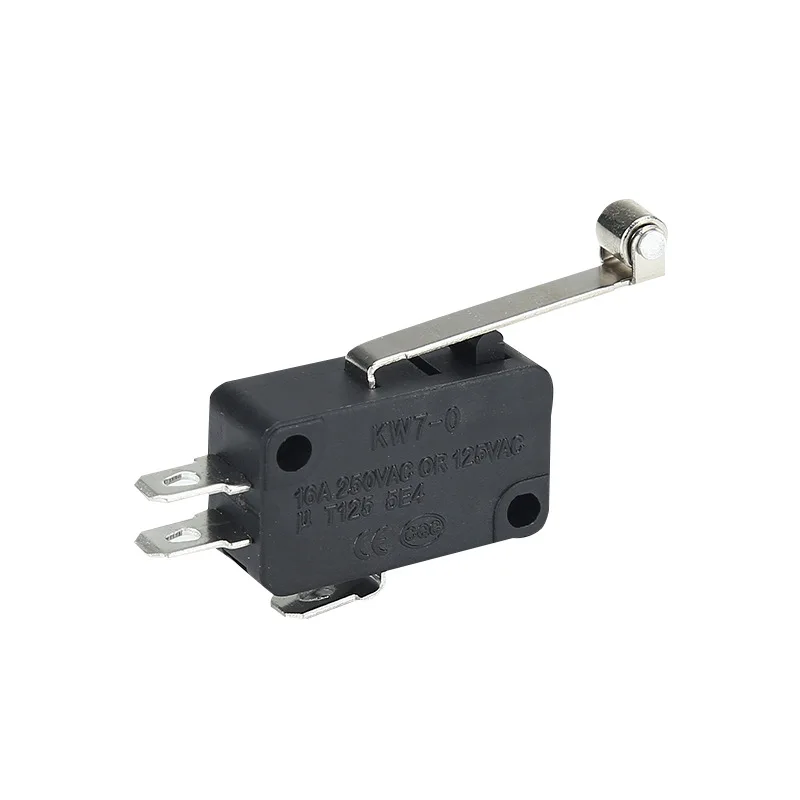 

KW7-0 KW7-1 KW7-2 KW7-3 KW7-9 Micro Switch 16A 250VAC SPDT Momentary Travel Limit Switch 1NO1NC Lever Roller