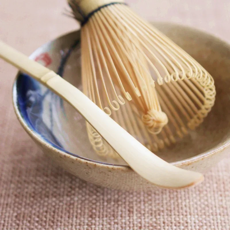 Juego de té completo que incluye herramienta tradicional de ceremonia de látigo Matcha con batidor y cepillo de bambú para cocina de polvo verde