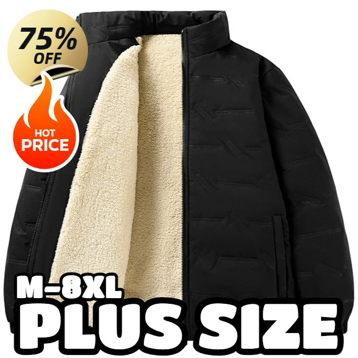 Plus Size 6XL 7XL 8XL Winter Jacket Men Thick Streetwear Casual Parkas Men Coats Warm Windbreakers Fleece Bomber Jackets