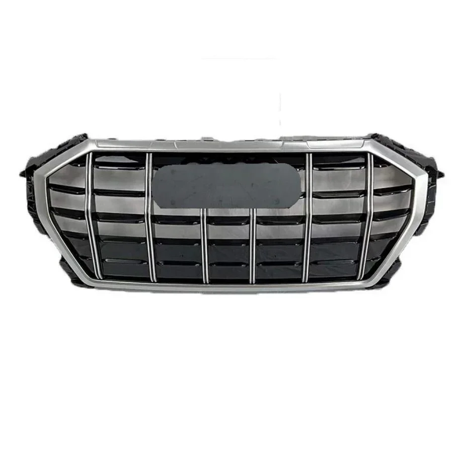 Front Bumper Grill Center Grille (Refit For RSQ3 Style)  For Audi Q3 2019 - 2020 2021 - 2022 2023 For RSQ3 Grill For SQ3 Grill